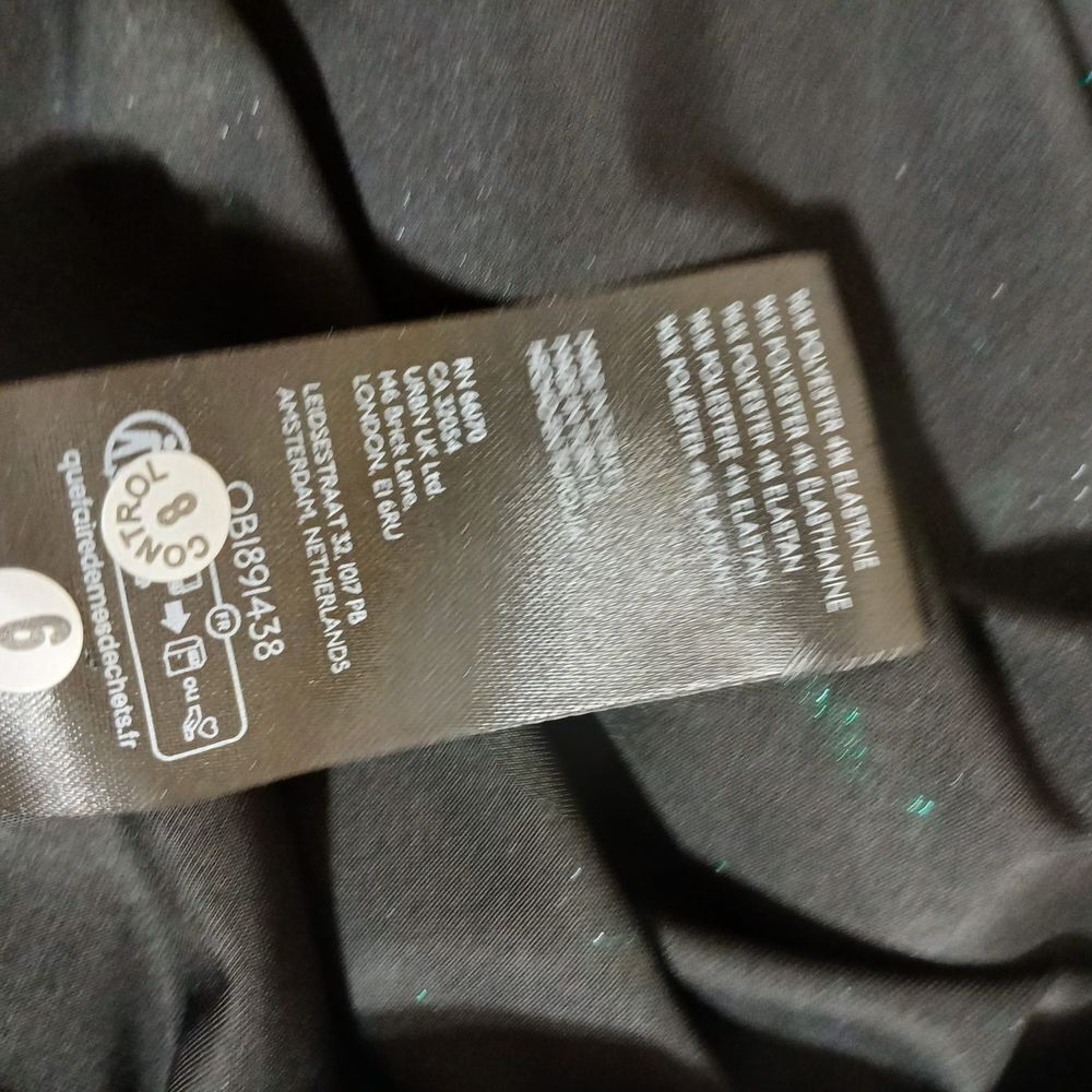 Anthropologie Gillian Liquid Shine Green Long Sleeve Button Down Shirt Size S - Picture 11 of 12